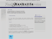 Tablet Screenshot of nashvillesongservice.com